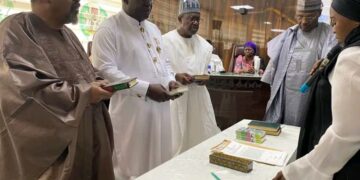 INEC Swears In Six New RECs, Announces Dates for Ekiti, Osun Governorship Polls