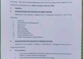 Jobs in Ondo: Civil Service Commission Calls for Applications