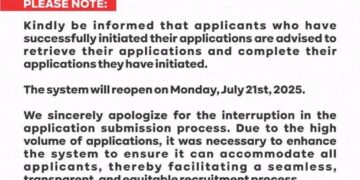 CDCFIB Reopens Applications, Reveals Recruitment Portal