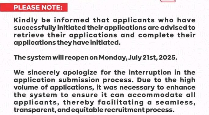 CDCFIB Reopens Applications, Reveals Recruitment Portal