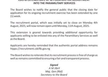 More Time for Applicants as CDCFIB Extends Recruitment Window