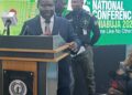 Just Four Days in Office, INEC Chairman Bags Award for Dedication