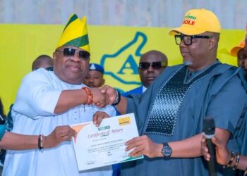 Accord Crowns Adeleke Its Torchbearer for 2026 Governorship Race