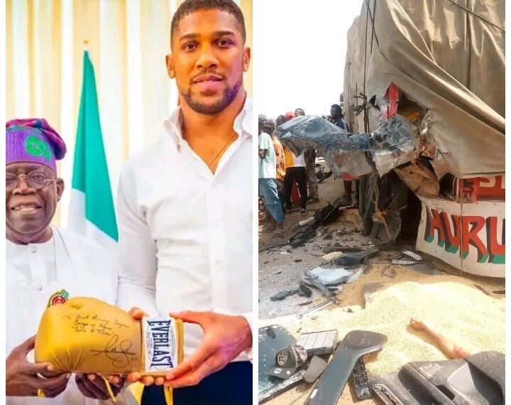 Tinubu, Abiodun Sympathise With Anthony Joshua After Fatal Lagos–Ibadan Crash