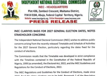 2027 General Elections: INEC Signals Possible Date Shift