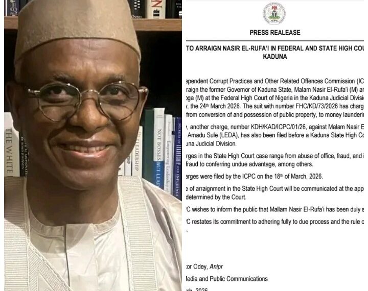 ICPC Drags El-Rufa’i to Court in Separate Federal, State Cases